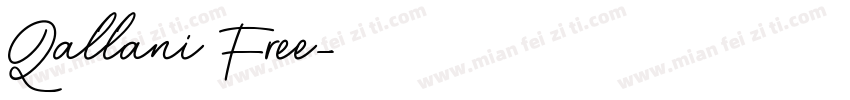 Qallani Free字体转换